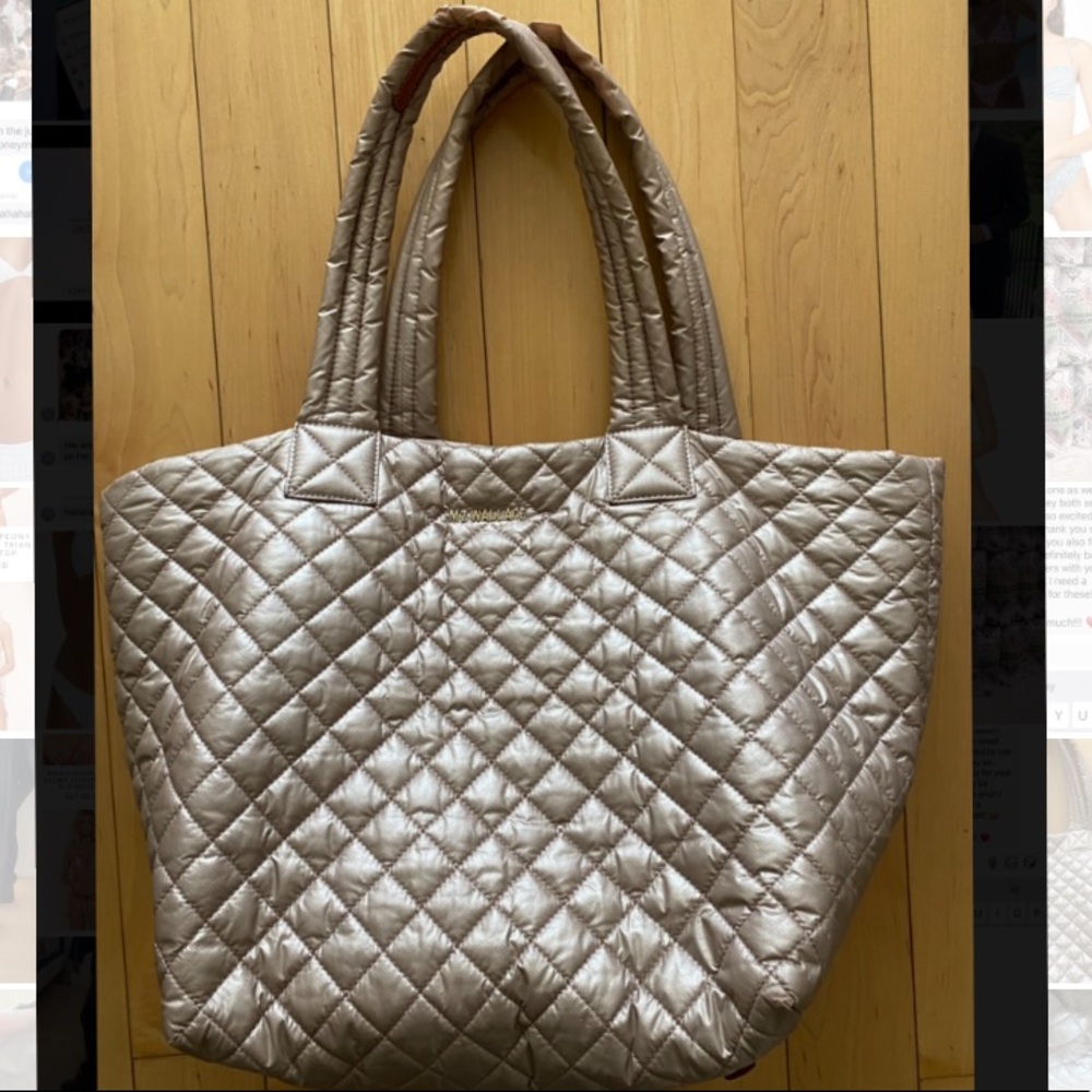 Rose gold MZ Wallace medium tote bag